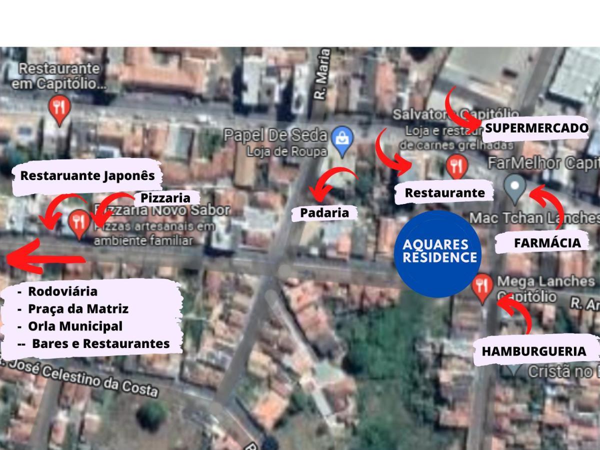 Aquares Residence - Apartamento Para Temporada Capitólio 外观 照片